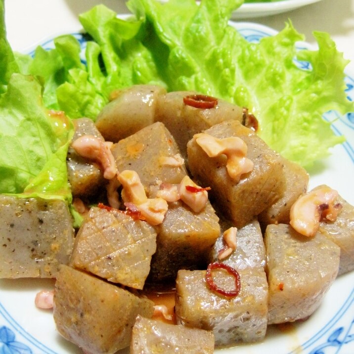 イカ塩辛でうま こんにゃく炒め レシピ 作り方 By yamat 楽天レシピ